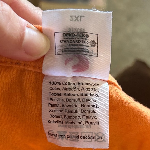 Orange t-shirt 2xl - Picture 3 of 4